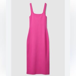 COS Pink Sleeveless Midi Dress
